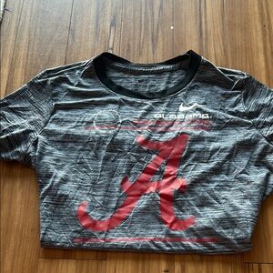 Alabama Crimson Tide Gray and Red T-Shirt WOMENS OBO